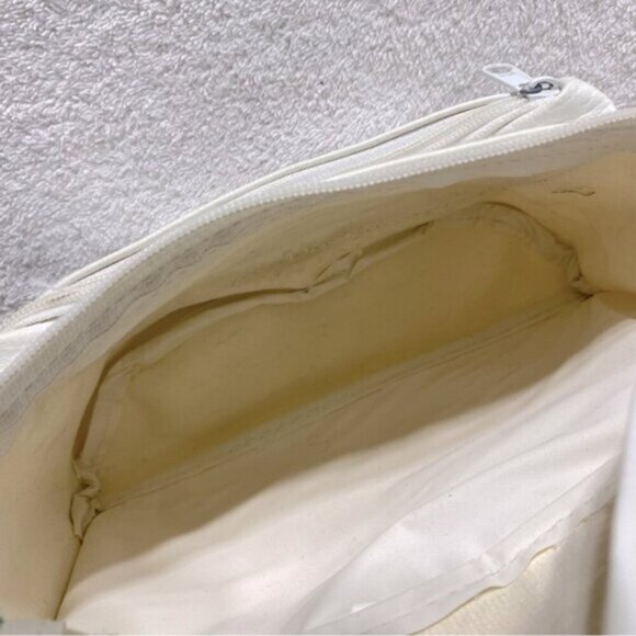 Vintage White Faux Leather Florida Sport Fanny Pack Bum Bag - Picture 14 of 15